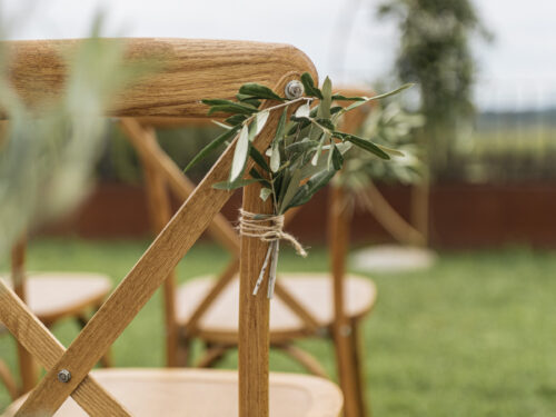 Stol Crossback Hrast Rjavi