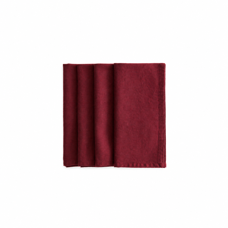 Burgundy namizni prtički